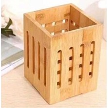 Empressco Bambu Kaşıklık, 10X10X13 Cm, Şık ve Kullanışlı Mutfak Gereçleri