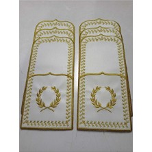 Empressco Beyaz Açık Gold 6'lı Kaşıklık Seti Zarif ve Şık Tasarım