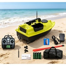 Keseroğlu Sazan Yemleme (Tekne ve Botu) 16 Konum Sarı Gps Model Oto Pılot Eve Dünüş  20000mAH+ÇANTA