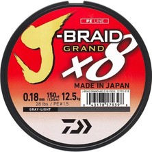 Daiwa Jb Grand 8b 0.13 mm Grey 135M Ip Misina 8.5kg Çeker