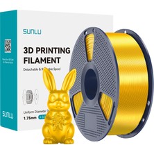 Sunlu Açık Altın Silk Pla+ Filament - 1.75MM - 1 kg