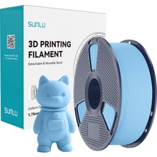 Sunlu Açık Mavi Pla Mat Filament - 1.75MM - 1 kg