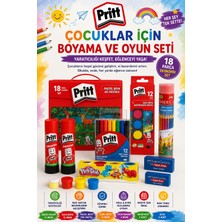 Anı Ofis Kırtasiye Çocuklar Için Boyama ve Oyun Seti – Keçeli Kalem, Sulu Boya, Pastel Boya, Kuru Boya ve Oyun Hamuru