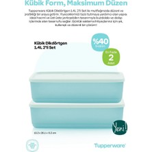 Tupperware Kübik Dikdörtgen Saklama Kapları