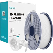 Sunlu Beyaz High Speed Mat Petg Filament - 1.75MM - 1 kg