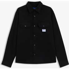 Hugo Boss Twill Ekynone Relaxed Fit Erkek Siyah GÖMLEK.001