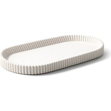Yapı3D Makyaj Organizer Tepsisi Oval Kozmetik Düzenleyici Parfüm Takı Sunum Tepsisi Sert Plastik 💄✨
