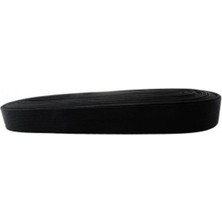 Mayf Siyah - 2cm Paça Lastik Yassı Geniş 10MT (5332)
