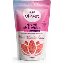 Vi-Vet Granül Sir El Ağdası Pudralı 250 gr | Hassas Ciltler Için Boncuk Ağda | Hard Wax | Ağda Bezi Gerektirmez