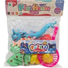 Duman Playhouse Toys Manyetik Balık Tutma Oyunu – Olta ve Kepçeli Eğitici Balık Avı Seti 3+ Yaş