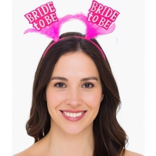 Mayf Pembe Renkli Bride To Be Parti Tacı – Bekarlığa Veda Gecesi Için (5332)