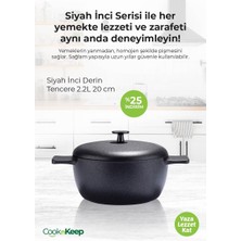 CooknKeep Siyahinci Derin Tencere
