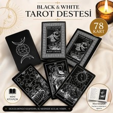 LUXMON Regin Black & White Tarot Destesi 78 Kart