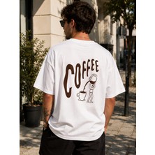 Montree Erkek Oversize Baskılı %100 Pamuk T-Shirt