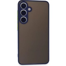 Mudanis Samsung Galaxy S24 Kılıf Montreal Silikon Kapak - Lacivert