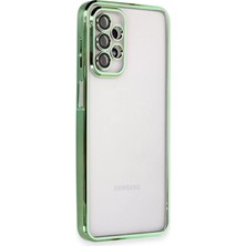 Mudanis Samsung Galaxy A23 4g Kılıf Razer Lensli Silikon - Yeşil