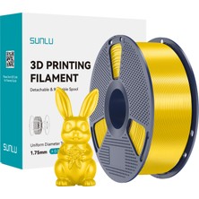 Sunlu Sarı Silk Pla+ Filament - 1.75MM - 1 kg