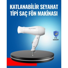 Miyango Çift Isı ve Hız Ayarlı Katlanabilir Saç Kurutma Makinesi - ETC9262-3778