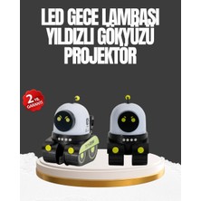 Miyango Çocuk Odası Için Müzikli ve Işıklı Robot Projektör - ETC2353-9049