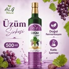 Alg Natural Üzüm Sirkesi 500 ml Cam Şişe Fermentasyon