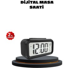 Miyango Sensörlü Dijital Masa Saati Alarm ve Sıcaklık Göstergeli - ETC9072-7909