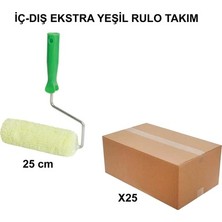 Iç - Dış Extra Yeşil Rulo Takım - 25 cm - 25 Adet