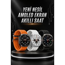 Miyango Akıllı Saat Müzik Dinleme Nabız Ölçer Nfc ve Gps Uyumlu Sesli Asistan - ETC8819-8073