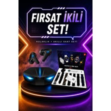 Miyango Gamer Kulaklık ve Çok Kordonlu Akıllı Saat Gürültü Önleyici Gps Desteği - ETC2864-8923