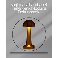 Miyango USB Şarjlı Dokunmatik LED Masa Lambası – 3 Renk Modu & Dimmer - ETC7426-6897