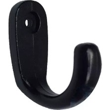 Mudanis Büyük Tekli Fincan Askı, Dekor Askısı - Siyah, 12X23X30 mm
