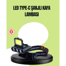 Miyango 800 Lumen Çok Fonksiyonlu LED Kafa Lambası Type C Şarjlı - ETC4547-4061