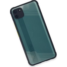 Semel Realme C11 Kılıf Miami Şeffaf Silikon - Lacivert