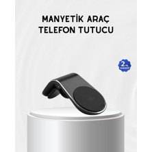 Miyango Araç Içi Manyetik Telefon Tutucu Güçlü Klipsli ve 360 Derece Ayarlanabilir - ETC6982-4755