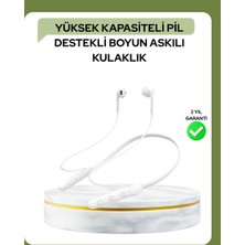 Miyango 100 Saat Pil Ömrü Boyun Askılı Bluetooth Kablosuz Kulaklık - ETC4523-2858