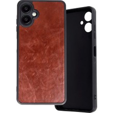 Semel Galaxy A06 Kılıf Aras Deri Kapak - Bordo