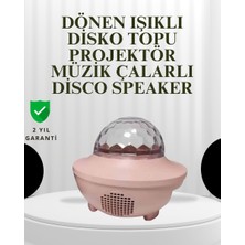 Miyango Sesle Etkileşimli Yıldız Projektörlü Gece Lambası – Bluetooth Hoparlörlü U - ETC1264-7523