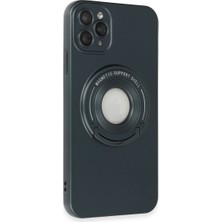 Semel iPhone 12 Pro Kılıf Lukka Magneticsafe Kapak - Koyu Yeşil