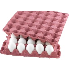 |100ADET| 30'lu Yumurta Viyolü - 20 Lbs Pembe Renk Karton Yumurta Kabı (100'LÜ Ekonomik Paket)
