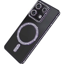 Semel Redmi Note 13 Pro 4g Joke Simli Magneticsafe Kılıf - Derin Mor