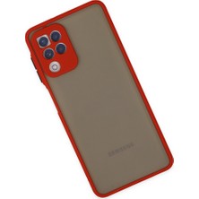 Semel Galaxy A22 Kılıf Montreal Silikon Kapak - Kırmızı