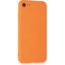 Semel iPhone 7 Kılıf Nano Içi Kadife Silikon - Turuncu