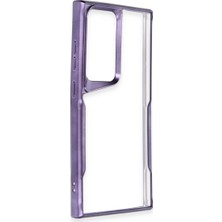 Semel Galaxy S23 Ultra Kılıf Boyi Silikon Kapak - Derin Mor