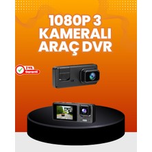 Miyango Araç Içi Güvenlik Kamerası | 3 Kanallı 24 Saat Park Kaydı Destekli - ETC4417-1368