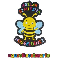 Ngüzel Keçe Tasarım Arılar Sınıfına Hoş Geldiniz Kapı Süsü, Okul Öncesi, Anaokulu, Ilkokul