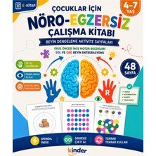 Kinder Yayınları Çocuklar Için Nöro Egzersiz Çalışma Kitabı