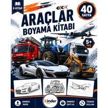 Kinder Yayınları Araç Boyama Kitabı