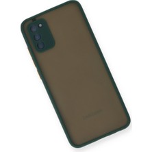 Semel Galaxy A03S Kılıf Montreal Silikon Kapak - Yeşil