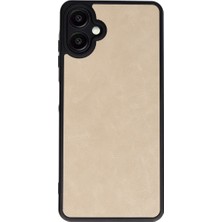 Semel Galaxy A06 Kılıf Aras Deri Kapak - Pudra
