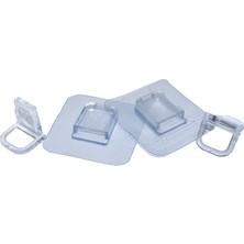 Mayf 4 Parça Raf Ayak Aparatı Şeffaf Pvc Yapışkanlı (5332)