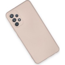 Semel Galaxy A72 Kılıf Nano Içi Kadife Silikon - Pudra